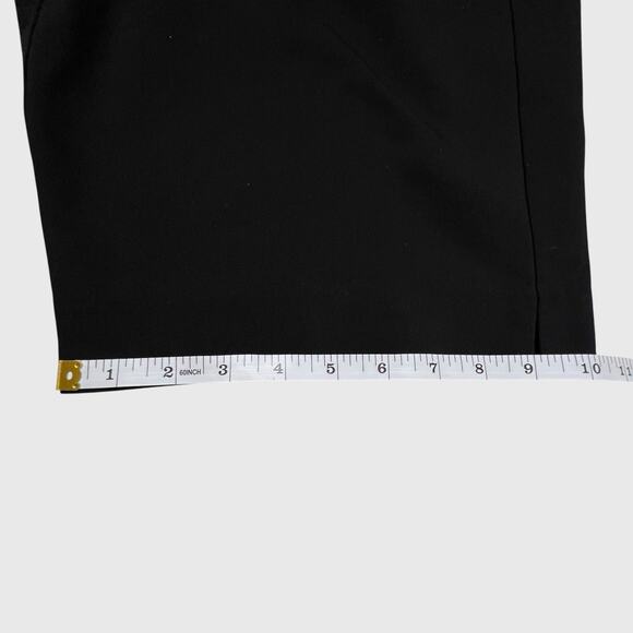 White House Black Market Shorts Bermuda Women Size 14 Black Stretch Mid Rise - Picture 10 of 10